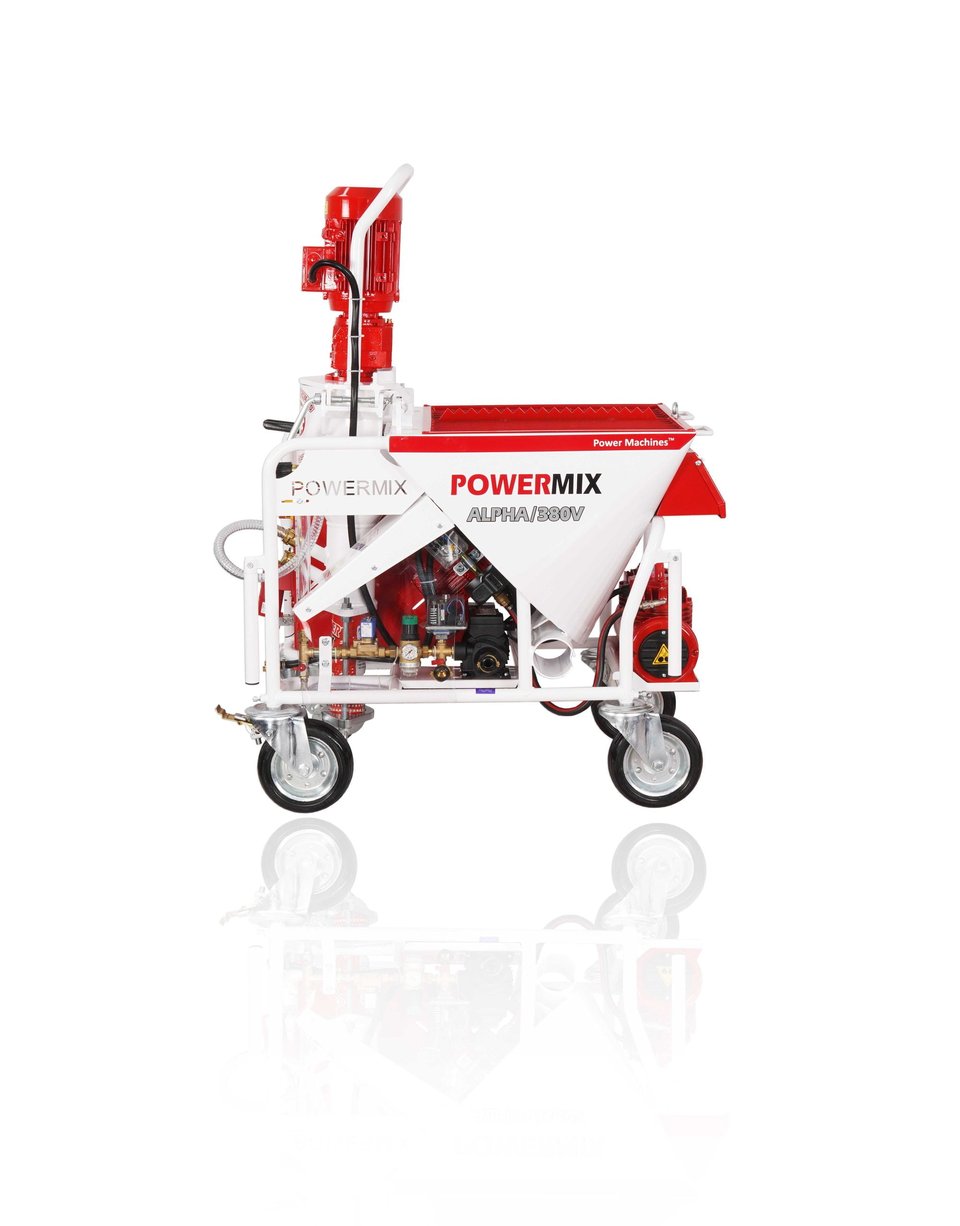 კედლის სალესი აპარატი | Powermix ALPHA | 380V