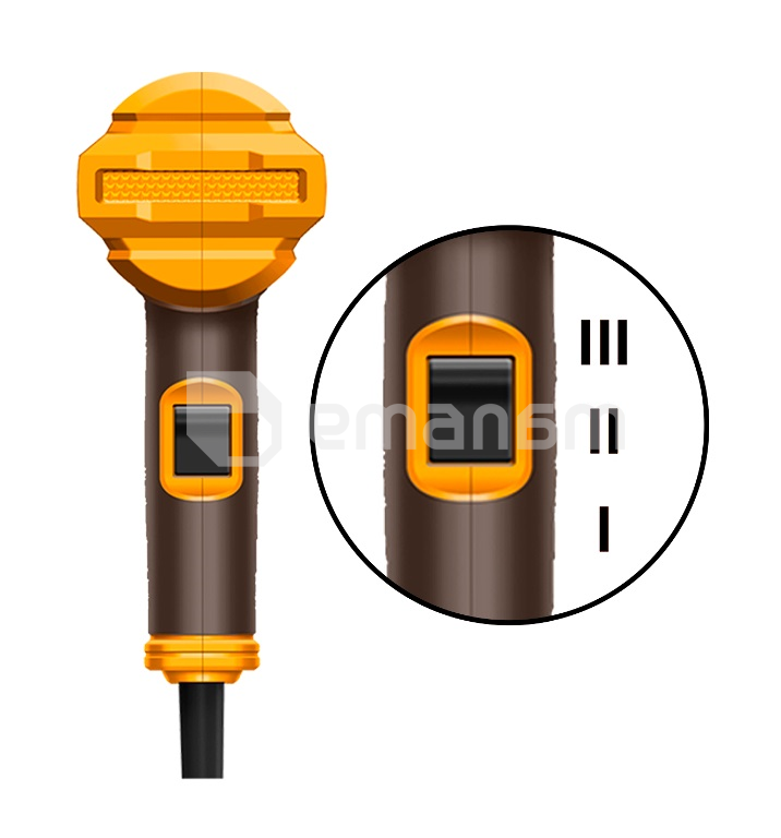 ტექნიკური ფენი Ingco HG200078 2000W