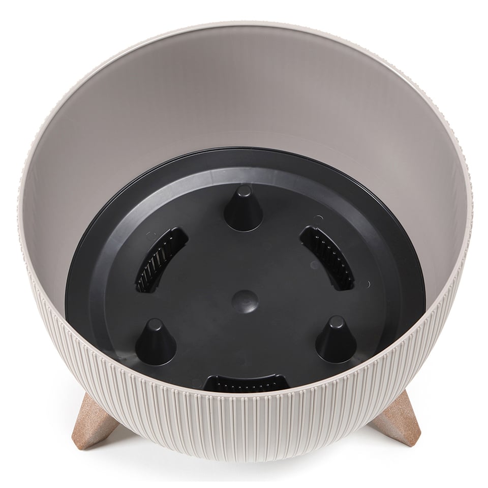 ქოთანი ყვავილის Lamela Bowl ROMA 400 jumper - white