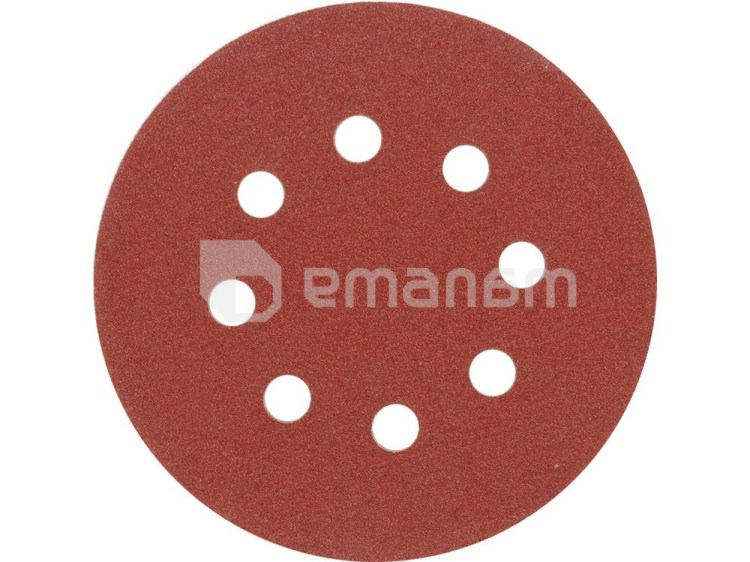 რგოლი სახეხი პერფორირებული ფხრიწებზე Vorel P80 125 მმ 5 ც