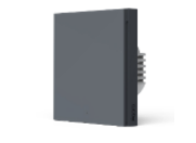 ერთარხიანი
გადამრთველი
(ნეიტრალის გარეშე) შავი