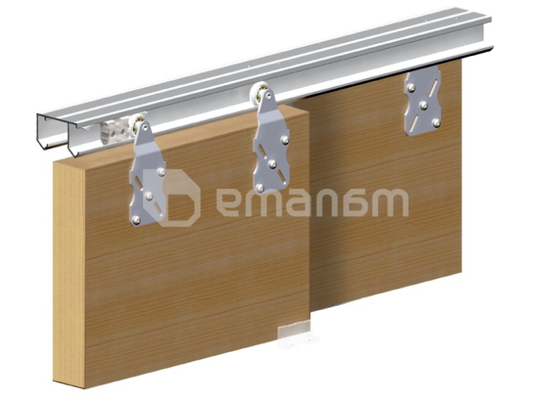 გასაგორებელი კარის ფურტნიტურის კომპლექტი კარადის Valcomp 212-009 1200 მმ