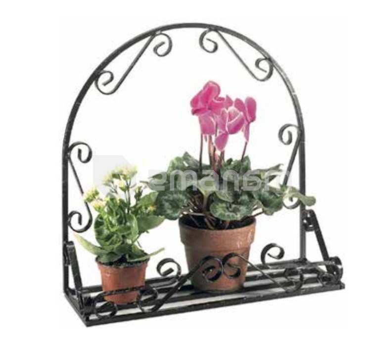 ყვავილების საკიდი Metallurgica Buzzi Wrought Iron Gelsomino 54x18x54 სმ