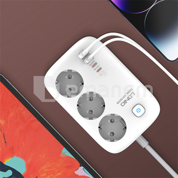 ქსელის ფილტრი LDNIO SE3436 3 2მ 3250W 4 USB