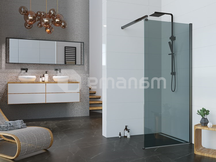 საშხაპე მინა Alex Baitler AB29100S4 100×200 cm დაბურული