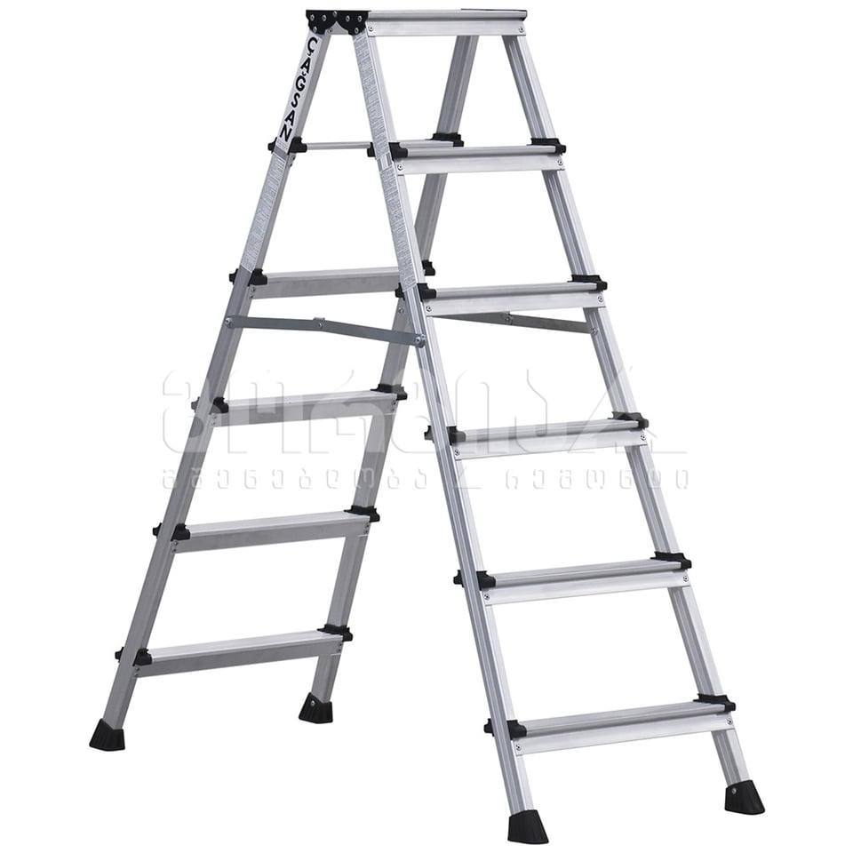 ალუმინის ორმხრივი კიბე 6x6 CGS OL6-LFD132AL