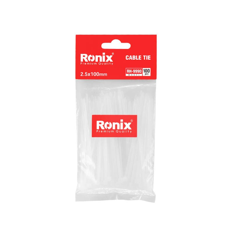 პლასტმასის ხამუთები Ronix RH-9990 2.5×100 მმ 100ც