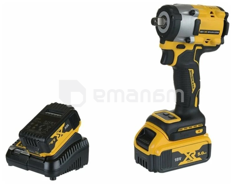 ქანჩსახრახნი აკუმულატორის DeWalt DCF921P2T-QW 18V