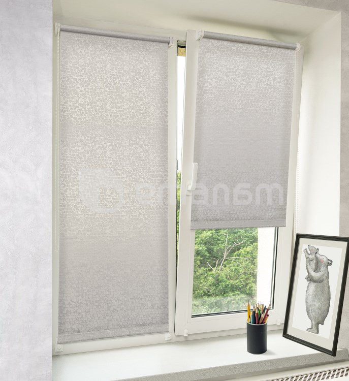 შტორი Delfa Alba SRSH-03-8282 180/170 სმ ნაცრისფერი