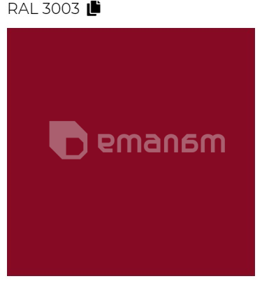 დეკორატიული რადიატორი Terma AERO V მუქი წითელი Ral 3003 Matt (ZX) 1500/410