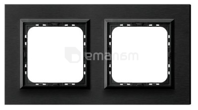 ჩარჩო Ospel Sonata R-2RAC/64/25 2 განყოფილებიანი ანტრაციტი