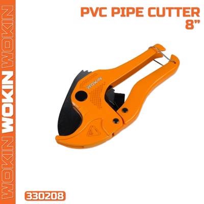 მილის მაკრატელი Wokin 330208, 200mm, 3-42mm, PVC Pipe Cutter, Orange