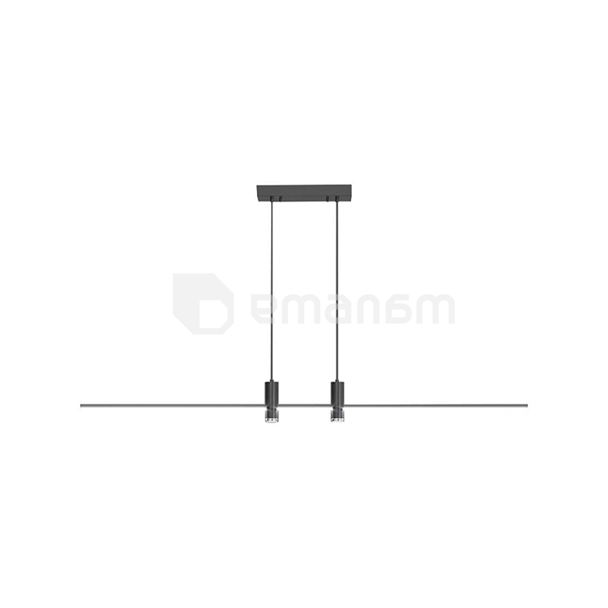 განათება LED V-TAC 19W 4000К 2160Lm შავი ფერი 10088