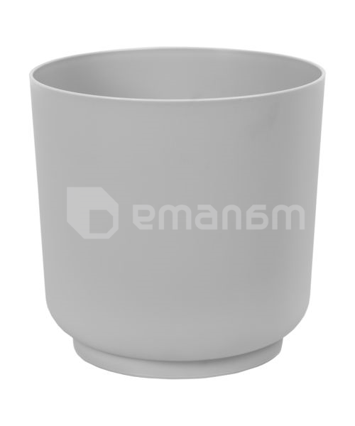 პლასტმასის ქოთანი ყვავილებისთვის FORM PLASTIC Satina 4220-040 Ø20 პლატინისფერი