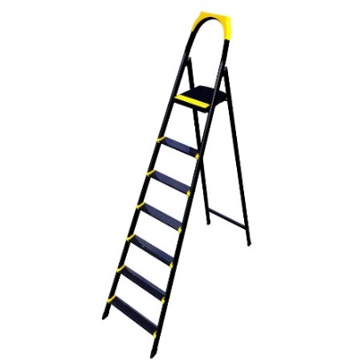 კიბე LEO 6+1 METAL STEP LADDER