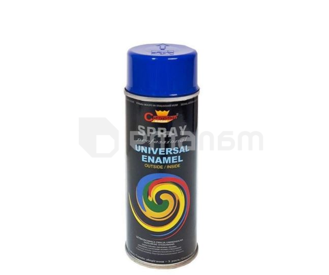 უნივერსალური სპრეი საღებავი Champion Universal Enamel 400მლ ლურჯი