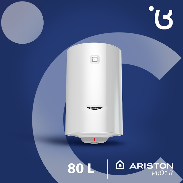 ARISTON - PRO1 R 80L 1.5kW წყლის ელექტრო გამაცხელებელი (3700590)