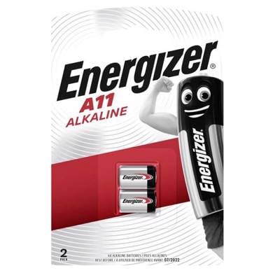 4498 Energizer Alkaline A11 ელემენტი, 2ც შეკვრა A11-FSB2 (639449)