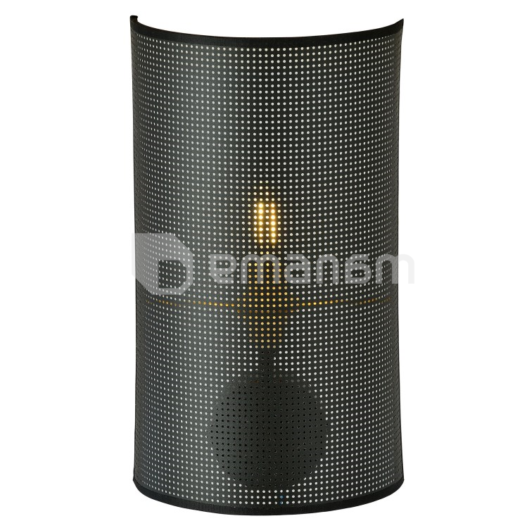 ბრა ASTON EMIBIG К1 E14 1x MAX 40W შავი ოქროსფერი