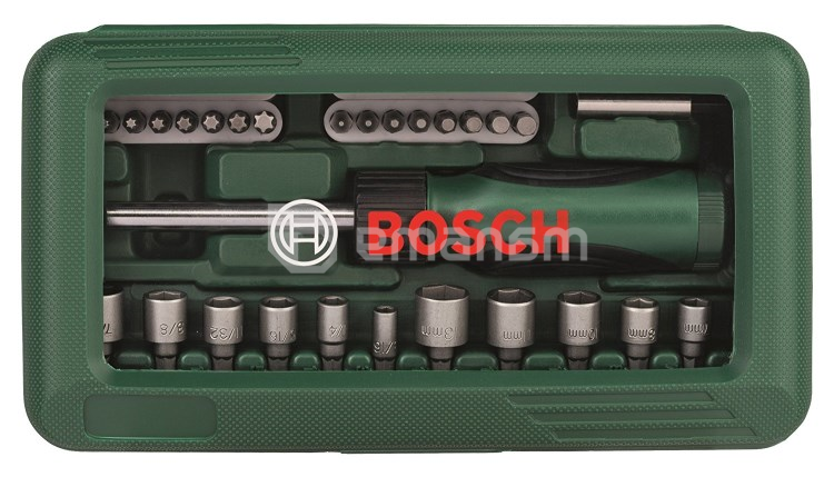 ბიტების და თავაკების ნაკრები Bosch 2607019504 46 ც
