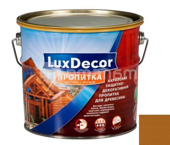 გამჟღენთი LuxDecor plius+ მუხა 1 ლ