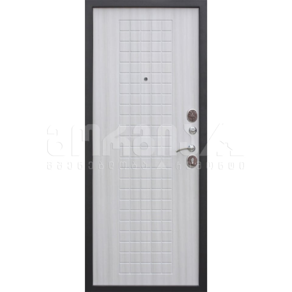 ლითონი კარი FL-27 2200*960 თეთრი მეტალი/მდფ გარე მარცხენა