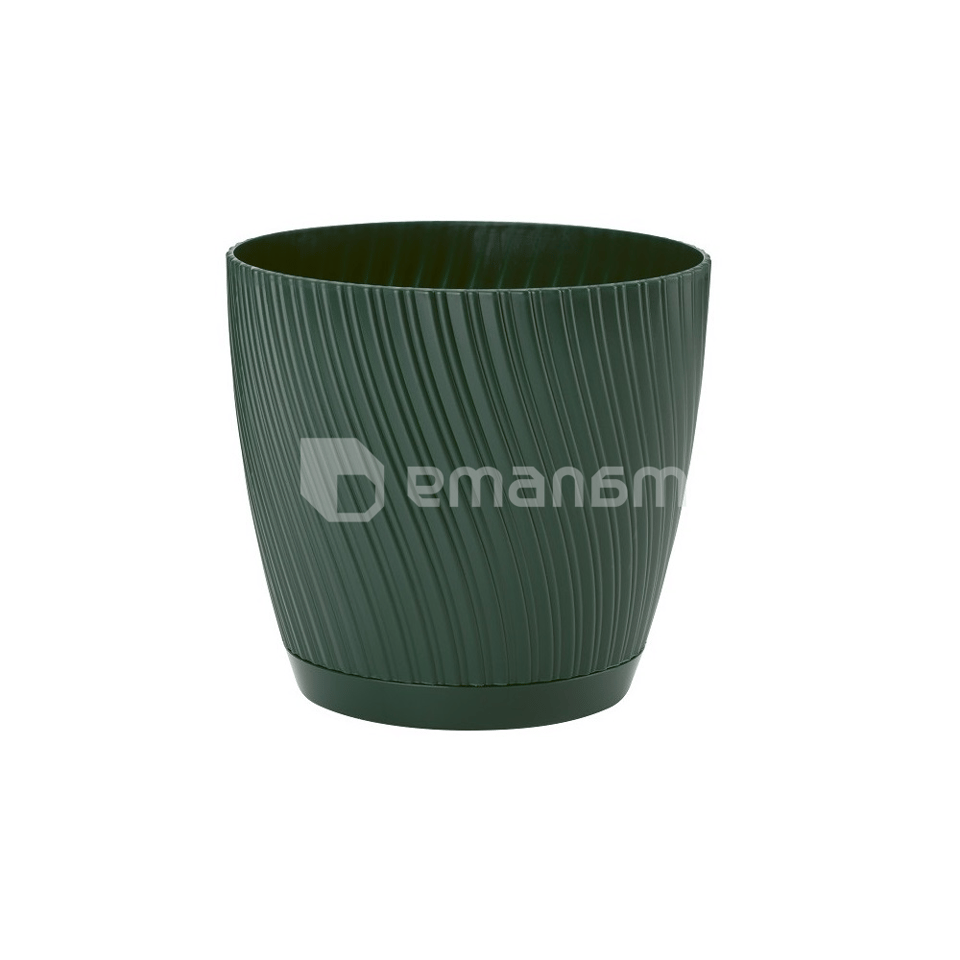 საყვავილე ქოთანი სადგამით FORM PLASTIC Mika 19 მწვანე