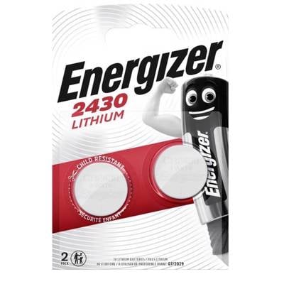 9914 Energizer 2430 ლითიუმ ელემენტი-ღილაკი, 2ც შეკრა 2430-FSB2 (637991)