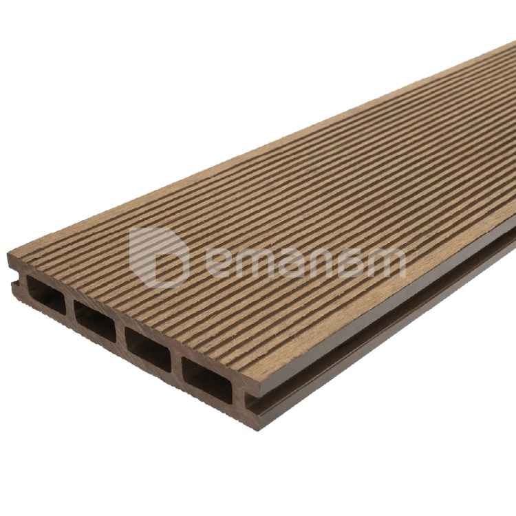 ფიცარი ტერასის Bergdeck S140 Dark Teak 2200x140x25 მმ