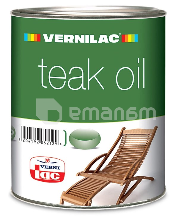 ლაქი ტიკის ზეთი ხის Vernilac teak oil 750 მლ