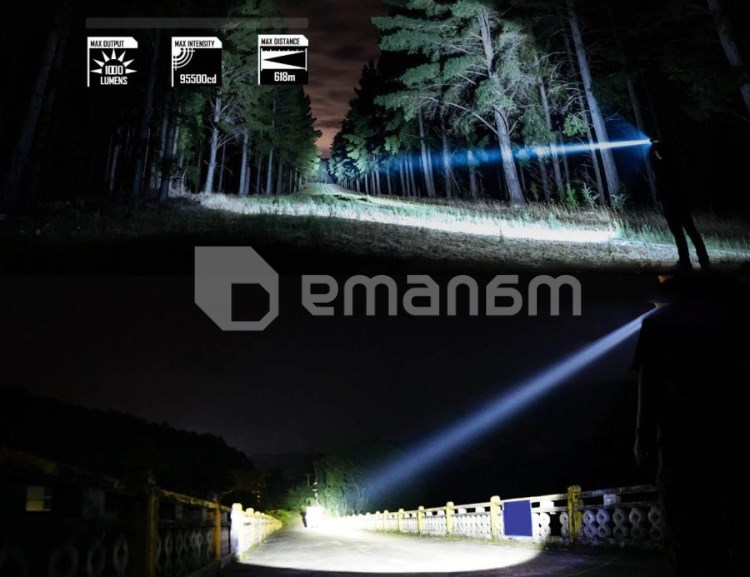 ფარანი Nitecore P30 1000 lum