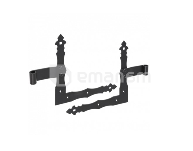 ანჯამა კუთხის ZNO 250/10 Domax250x200x3,0 L+R შავი