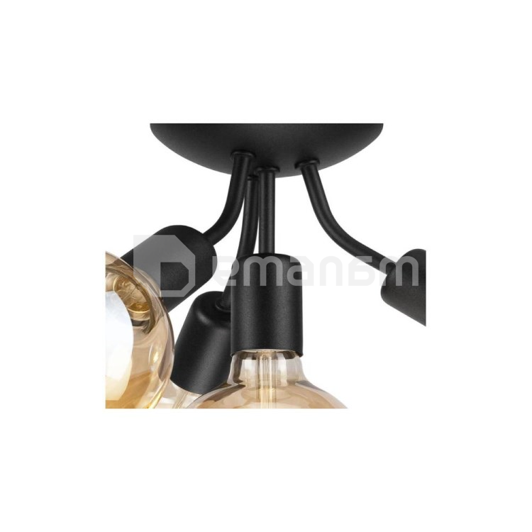ჭაღი Lamkur VIGGO KM 4.122 Black 2xE27 60W