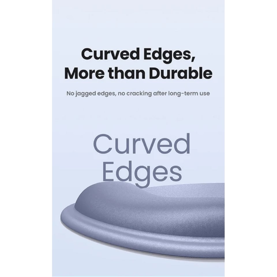 მაუსის პადი UGREEN LP668 (25244), Mouse Pad With Wrist Rest, S, Grey