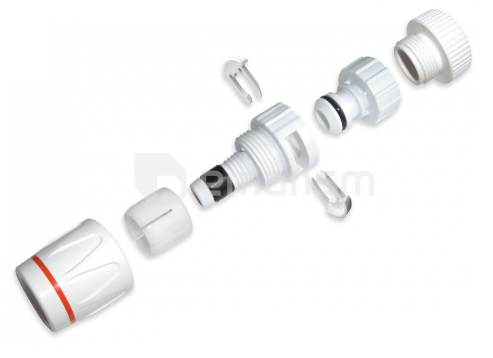 კონექტორი Bradas Japan System WL-2118 1/2" რედუქტორით 3/4" / 1"