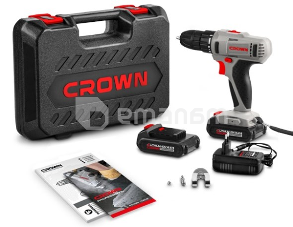 აკუმულატორის დრელი-სახრახნისი Crown CT21055L 14.4V