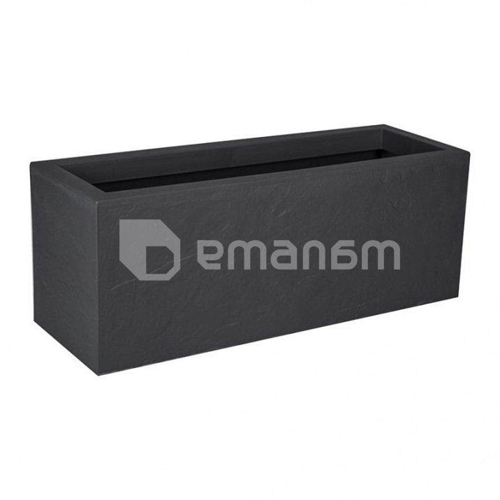 ქოთანი პლასტმასის EDA Plastiques BALCONNIERE VOLCANIA'UP 59 X 19,5 X 22,8სმ 25ლ