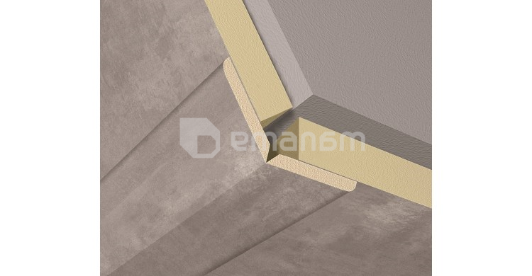 პლინტუსი კუთხ. 3D Wall 2600x22x22 mm. 4375