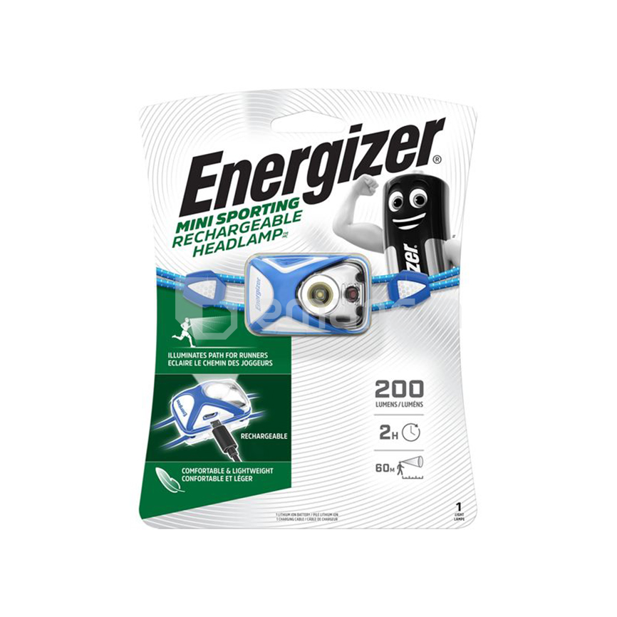 ფარანი თავის Energizer 200Lm Sport Rech 3760
