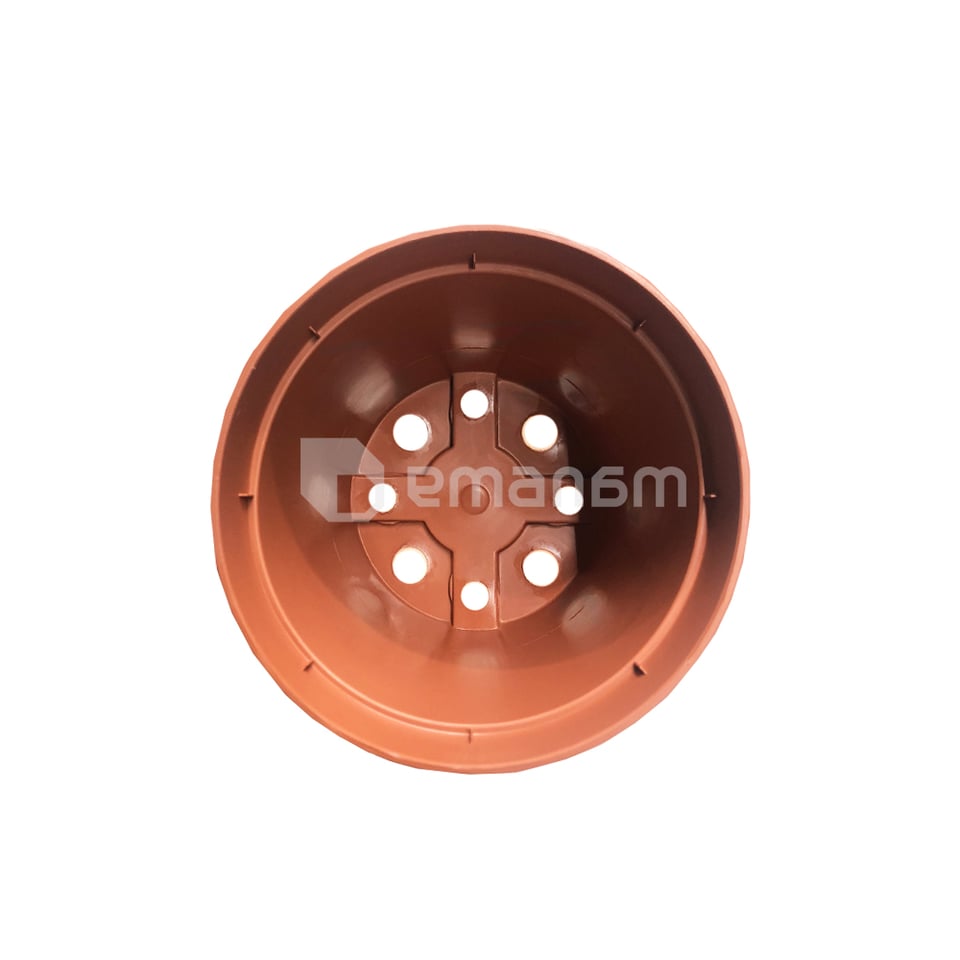 ქოთანი პლასტმასის Aleana 12x9 სმ ტერაკოტა