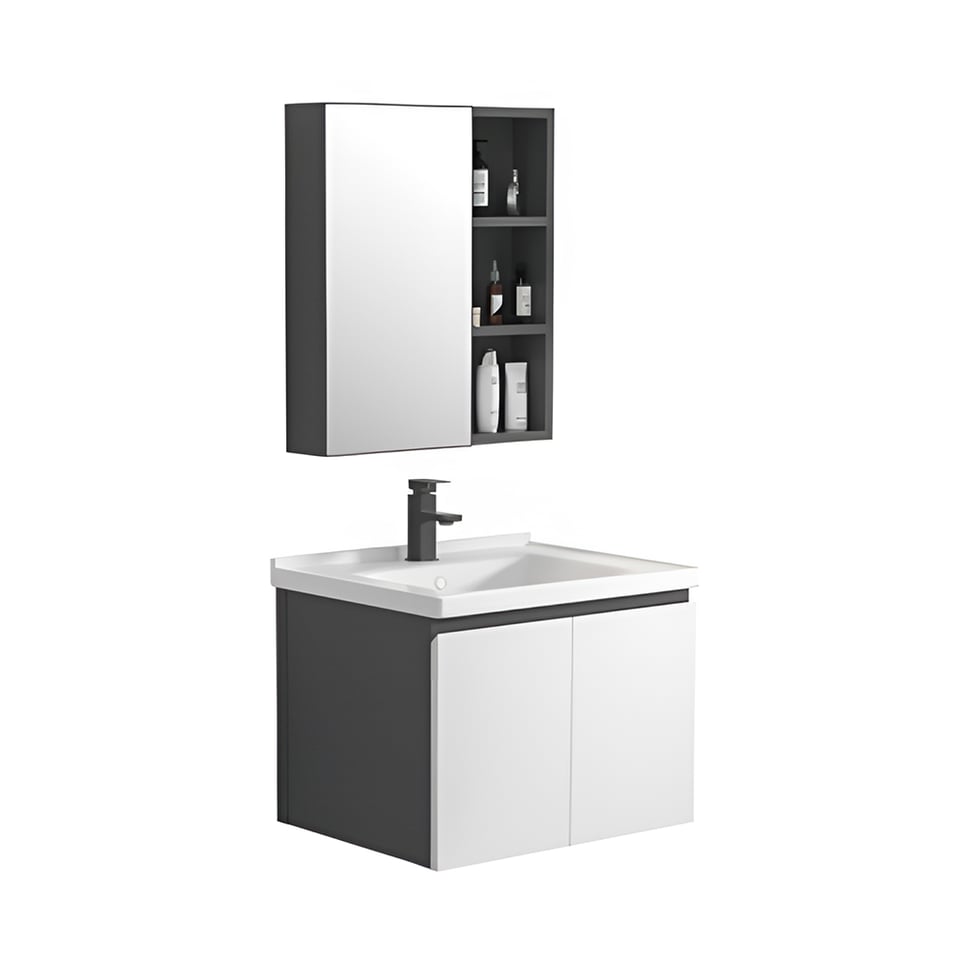 აბაზანის ავეჯის კომპლექტი Zotto  60სმ white/Grey ZT-2301B-60