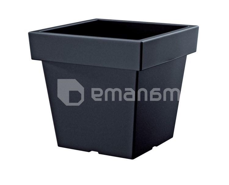 პლასტმასის ქოთანი ყვავილებისთვის Prosperplast LOFLY LOW DLOFL S433 193 მმ შავი