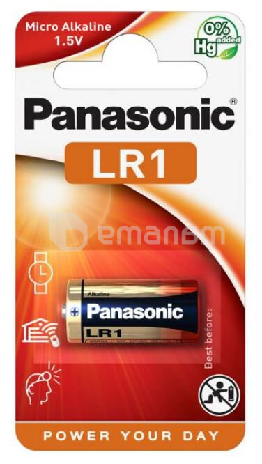 ელემენტი ალკალინური Panasonic LR1