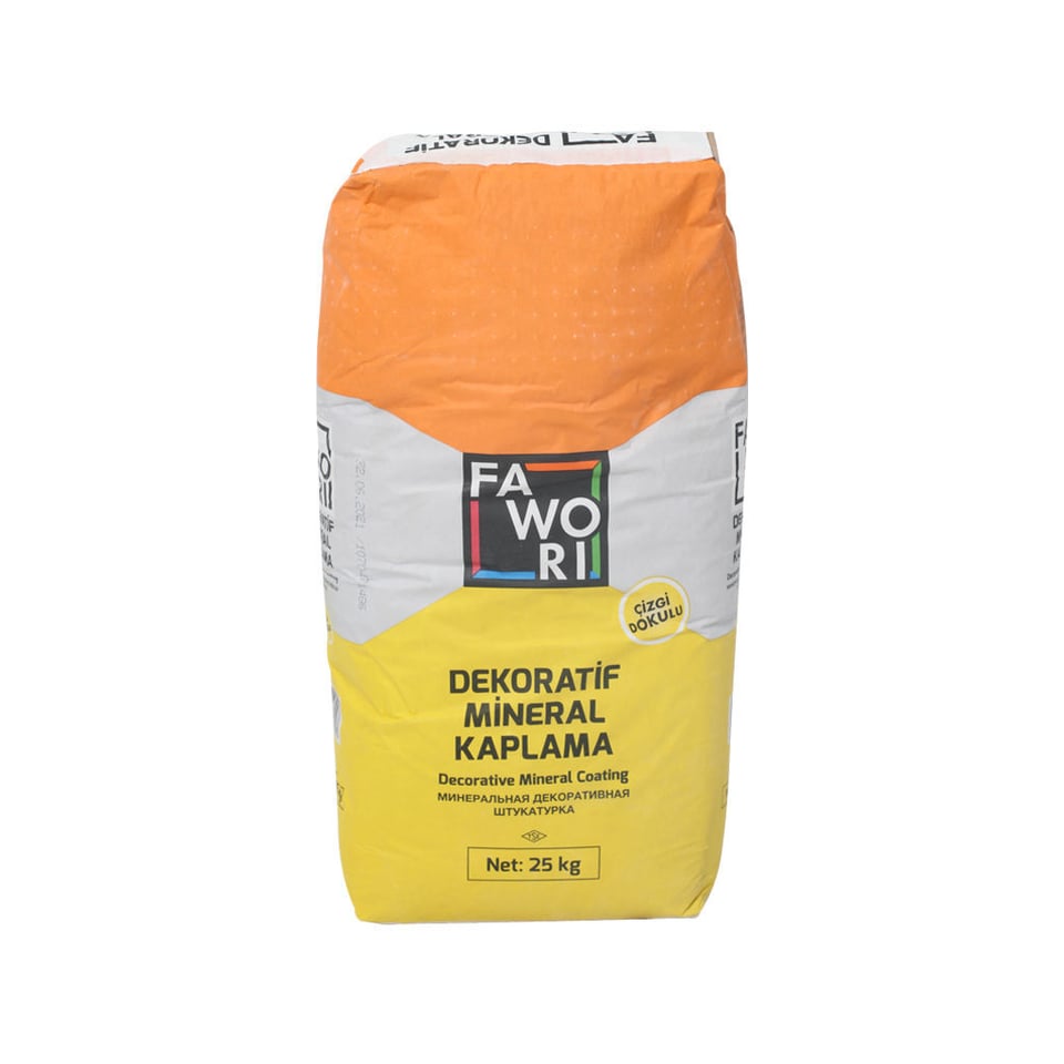 დეკორატიული ბათქაში CIZGI 25კგ-იანი ტომარა(3-იანი)