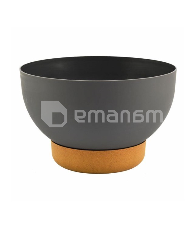 საყვავილე ქოთანი სადგამით FORM PLASTIC Bowl Satina Eco 40 ანტრაციტი