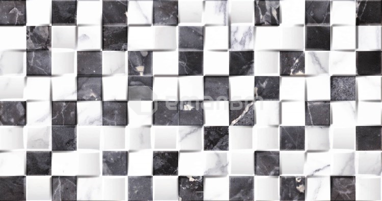 კაფელი Halcon Ceramicas Palatina Kubic Blanco 300x600 მმ