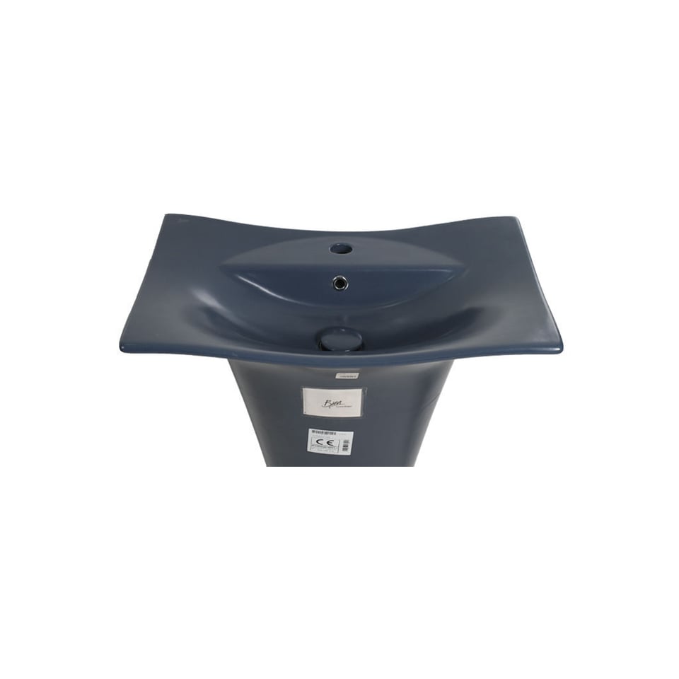 აბაზანის ნიჟარა ჩამოსაკიდი LOTUS MONOBLOCK W.HUNG WB.WITH TAP HOLE-60CM-COBALT-EXT