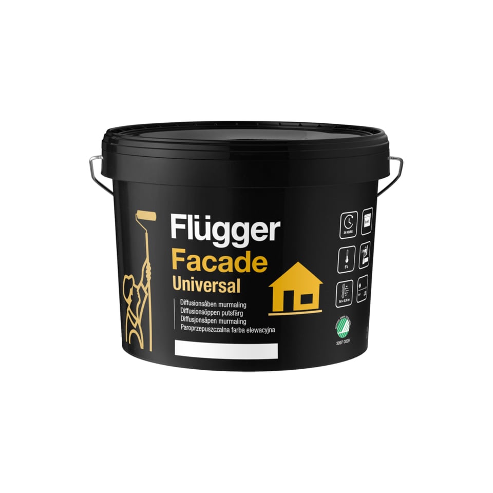 საღებავი ფასადის Flugger Universal Base 4 3ლ