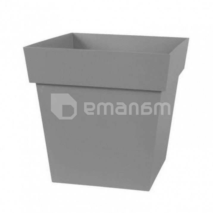 ქოთანი პლასტმასის EDA Plastiques POT TOSCANE CARRE 32 X 32 X 32სმ 22ლ