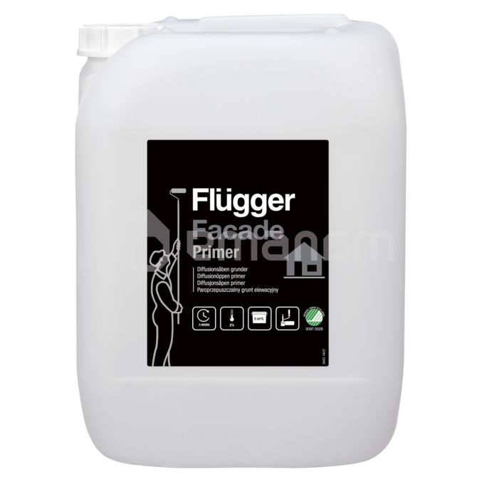 გრუნტი ფასადის Flugger Fasade 10 ლ